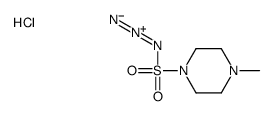 N-diazo-4-methylpiperazine-1-sulfonamide,hydrochloride Structure