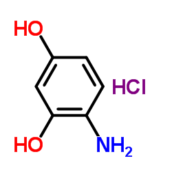 4-Aminoresorcinol hydrochloride Structure