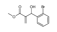 methyl 2-((2-bromophenyl)(hydroxy)methyl)acrylate Structure