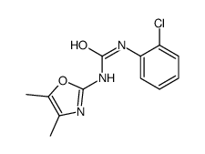 1-(2-chlorophenyl)-3-(4,5-dimethyl-1,3-oxazol-2-yl)urea Structure