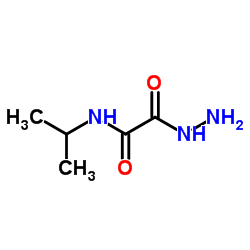 2-Hydrazino-N-isopropyl-2-oxoacetamide结构式