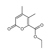 2H-Pyran-6-carboxylicacid,4,5-dimethyl-2-oxo-,ethylester(9CI) structure