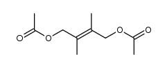 (E)-1,4-diacetoxy-2,3-dimethyl-2-butene结构式