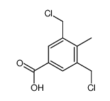 3,5-BIS-CHLOROMETHYL-4-METHYL-BENZOIC ACID structure