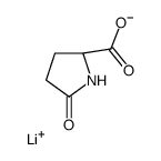 lithium 5-oxo-L-prolinate结构式