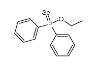 O-Ethyl-diphenylphosphinoselenoat Structure