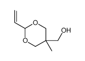 (2-ethenyl-5-methyl-1,3-dioxan-5-yl)methanol结构式