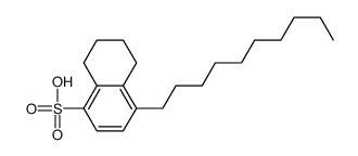 4-decyl-5,6,7,8-tetrahydronaphthalene-1-sulfonic acid Structure