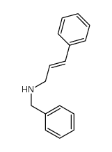benzyl-((e)-3-phenyl-allyl)-amine结构式