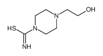 4-(2-hydroxyethyl)piperazine-1-carbothioamide Structure