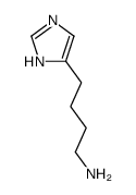 4-(1H-imidazol-5-yl)butan-1-amine结构式