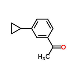 1-(3-Cyclopropylphenyl)ethanone Structure