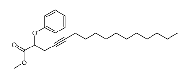 Methyl-2-phenoxy-4-hexadecinoat结构式