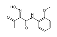 2-hydroxyimino-3-oxo-butyric acid o-anisidide结构式