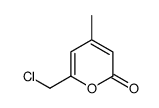 6-(chloromethyl)-4-methylpyran-2-one结构式