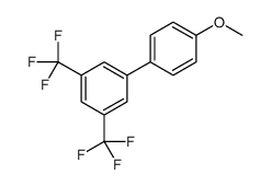 1-(4-methoxyphenyl)-3,5-bis(trifluoromethyl)benzene结构式
