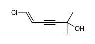 6-chloro-2-methylhex-5-en-3-yn-2-ol Structure