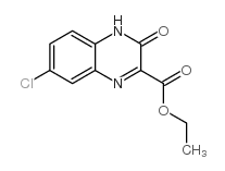 ethyl 7-chloro-3-oxo-4H-quinoxaline-2-carboxylate结构式