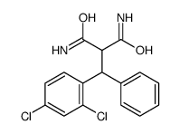 2-[(2,4-dichlorophenyl)-phenylmethyl]propanediamide Structure