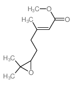 methyl (Z)-5-(3,3-dimethyloxiran-2-yl)-3-methyl-pent-2-enoate Structure