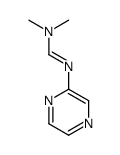 N,N-dimethyl-N'-pyrazin-2-ylmethanimidamide Structure