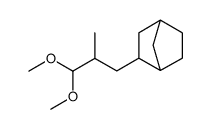 2-(3,3-dimethoxy-2-methylpropyl)bicyclo[2.2.1]heptane结构式