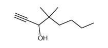 4,4-dimethyl-oct-1-yn-3-ol Structure