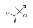 3,3-dichloro-2-bromo-1-butene结构式