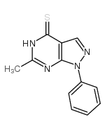 3-methyl-9-phenyl-2,4,8,9-tetrazabicyclo[4.3.0]nona-1,3,6-triene-5-thione Structure