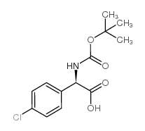 N-Boc-(4'-Chlorophenyl)glycine Structure