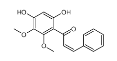 1-(4,6-dihydroxy-2,3-dimethoxyphenyl)-3-phenylprop-2-en-1-one Structure