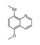 5-methoxy-8-methylselanylquinoline结构式