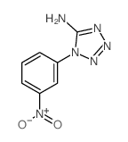 1-(3-nitrophenyl)tetrazol-5-amine结构式