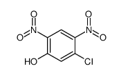 3-CHLORO-4,6-DINITROPHENOL结构式