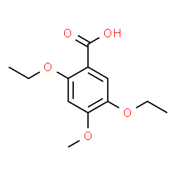 2,5-Diethoxy-4-methoxybenzoic acid structure