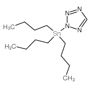 2-tri-n-butylstannyltetrazole structure
