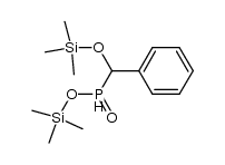 O-trimethylsilyl [phenyl(trimethylsiloxy)methyl]phosphonite Structure