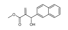 methyl 2-(hydroxy(naphthalen-2-yl)methyl)acrylate结构式