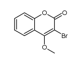 bromo-3 methoxy-4 coumarine Structure