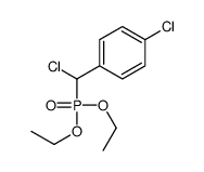 1-chloro-4-[chloro(diethoxyphosphoryl)methyl]benzene Structure