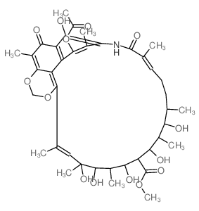 Streptovaricinoic acid, 14,15-dihydro-, methyl ester structure