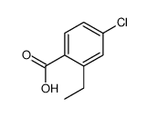4-Chloro-2-ethylbenzoic acid结构式