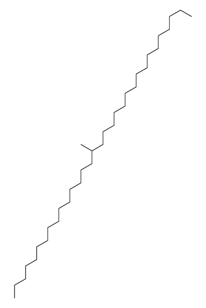 16-methyldotriacontane Structure