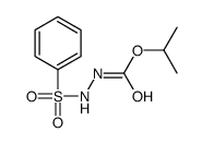propan-2-yl N-(benzenesulfonamido)carbamate结构式