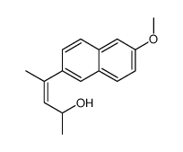 4-(6-methoxynaphthalen-2-yl)pent-3-en-2-ol结构式