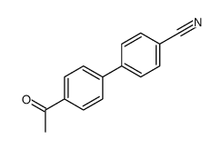 4-(4-acetylphenyl)benzonitrile结构式