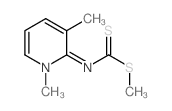 (NZ)-N-(1,3-dimethylpyridin-2-ylidene)-1-methylsulfanyl-methanethioamide structure