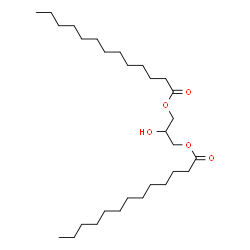 1,3-Ditridecanoyl Glycerol Structure