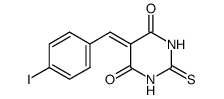 5-p-Iodobenzylidene-2-thiobarbituric acid结构式
