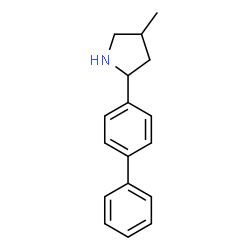 Pyrrolidine, 2-[1,1-biphenyl]-4-yl-4-methyl- (9CI)结构式